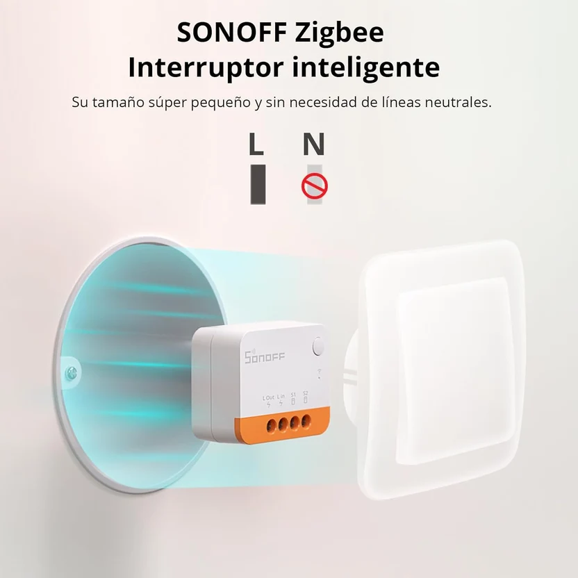 Módulo Interruptor Inteligente Zigbee Sin Neutro Mini - Sonoff ZBMINIL2 — foto 3 de 4